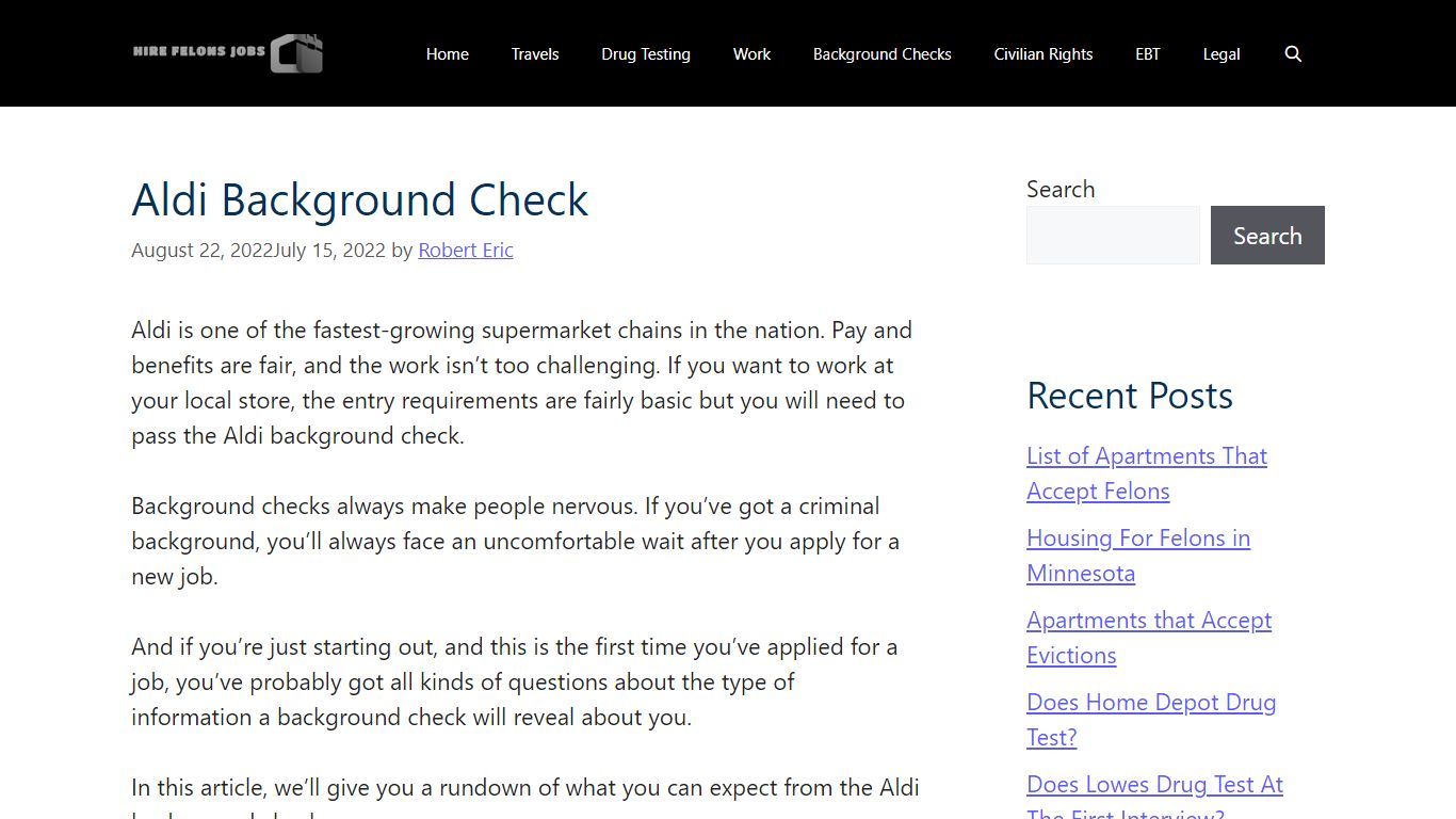 Does Aldi Background Check in 2023? [Updated] - Hire Felons